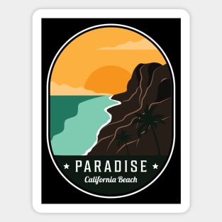 Paradise California Beach Magnet